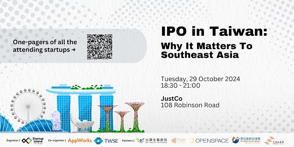 Graphic with text IPO in Taiwan why it matters to Southeast Asia