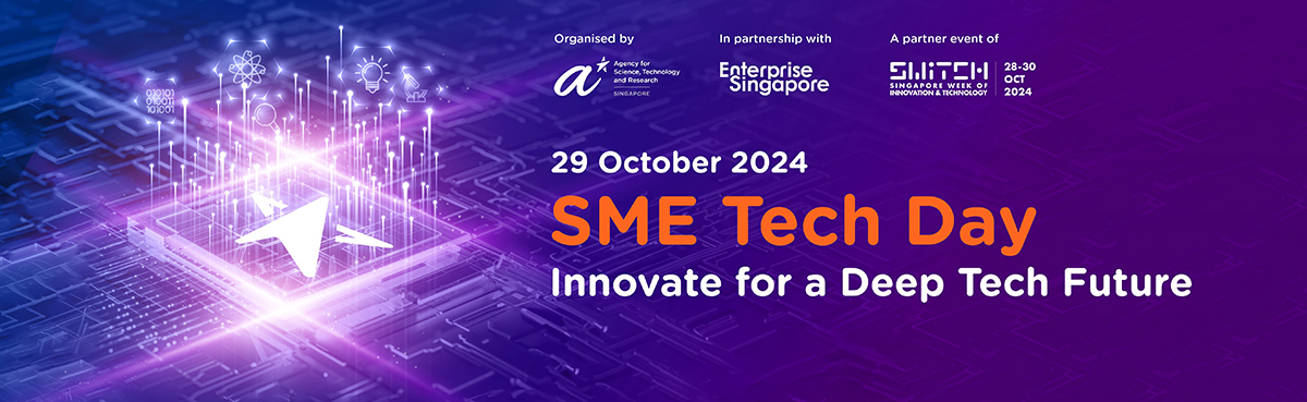 Graphic with text SME Tech Day